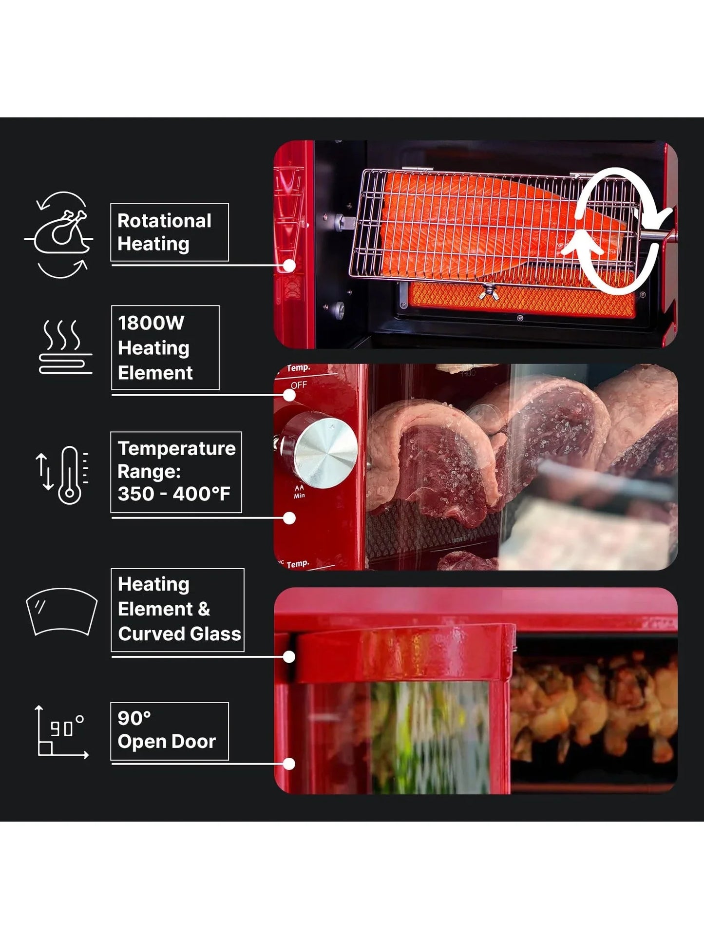 Brazilian Flame Churrasco Gas Rotisserie Oven Grill Roaster With Auto Rotating Skewers For Rotisserie Chicken Brazilian Style Bbq And Churrasco