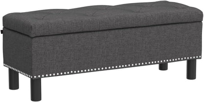 Furniliving Modern Storage Ottoman Bench