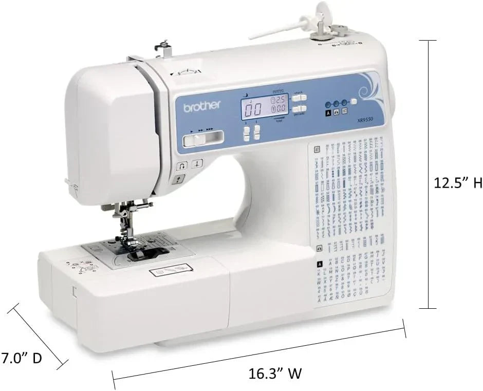 Brother Sewing And Quilting Machine Computerized 165 Built-In Stitches LCD Display Wide Table