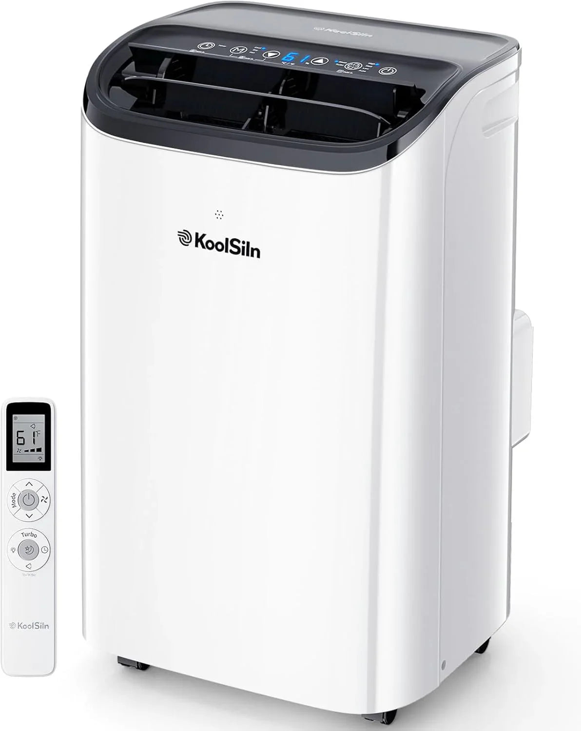 14,000 BTU Portable Air Conditioner Cools Up To 700 Sq. Ft, Auto-Evaporation Low Noise Portable AC Unit With Remote Control Fits For Large Room