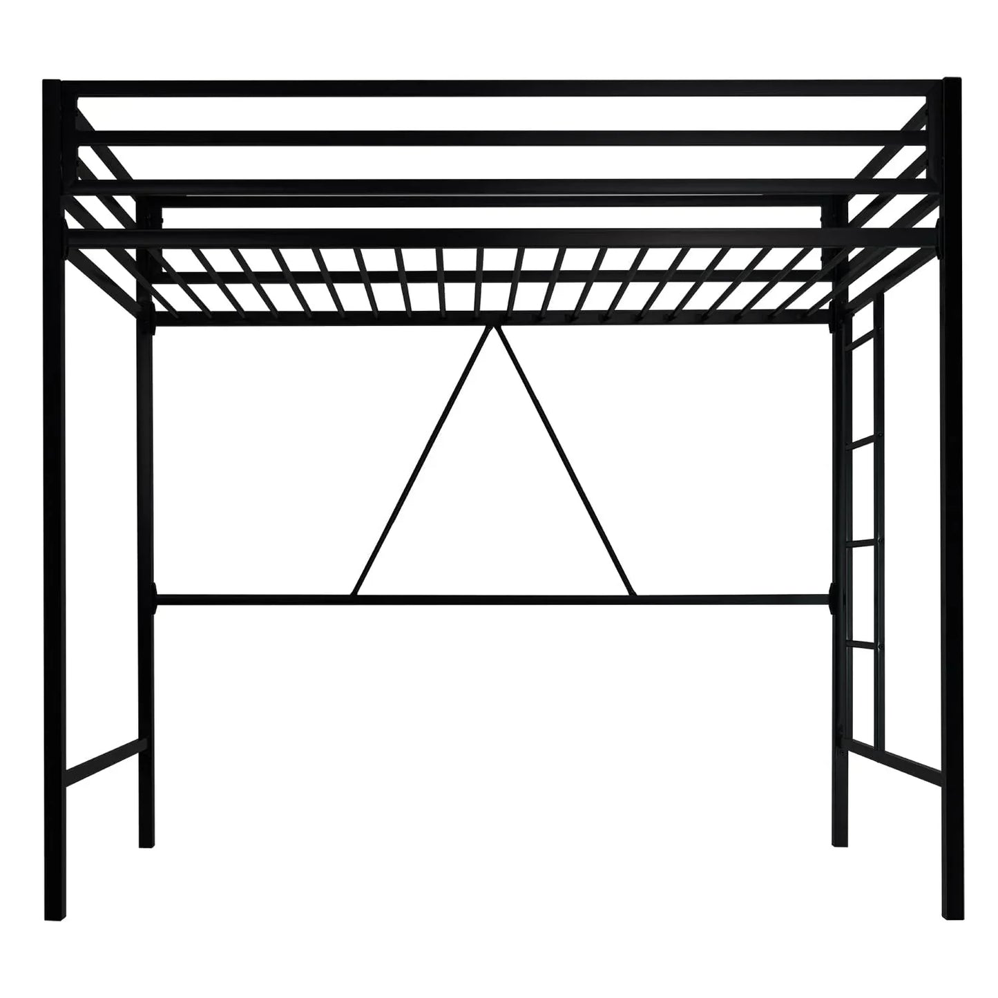 Sha Cerlin Junior Loft Bed Twin Size Heavy Duty Twin Bed Frame
