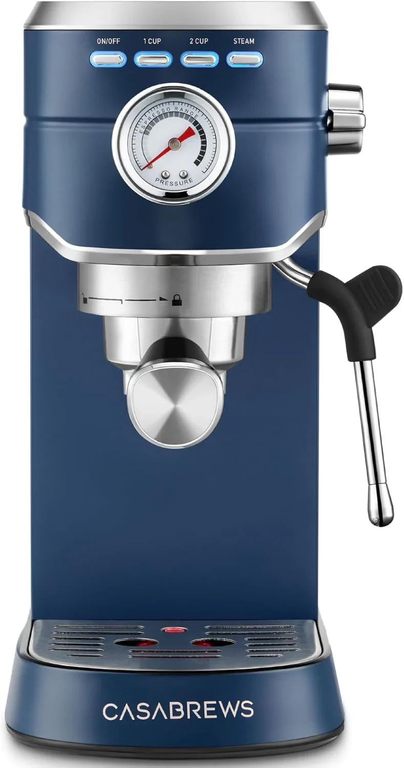 Casabrews CM5418 Espresso Machine 20 Bar, Compact Espresso Maker With Steam Milk Frother