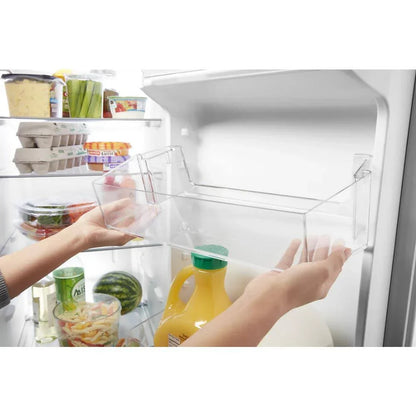 36-Inch Wide Side-by-Side Refrigerator- 24 Cu. Ft. Stainless Steel