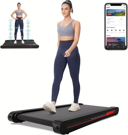 Walking Vibration Pad With App, 3-in-1 Under Desk Treadmill, 2.5HP Low Noise Walking Treadmill Pad With Remote Control