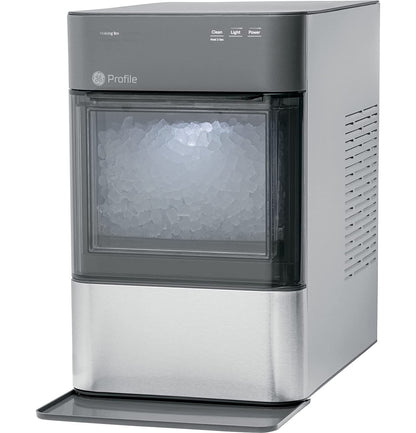 GE Profile Opal 2.0, Countertop Nugget Ice Maker, Ice Machine With WiFi Connectivity, Smart Home Kitchen Essentials, Black Stainless