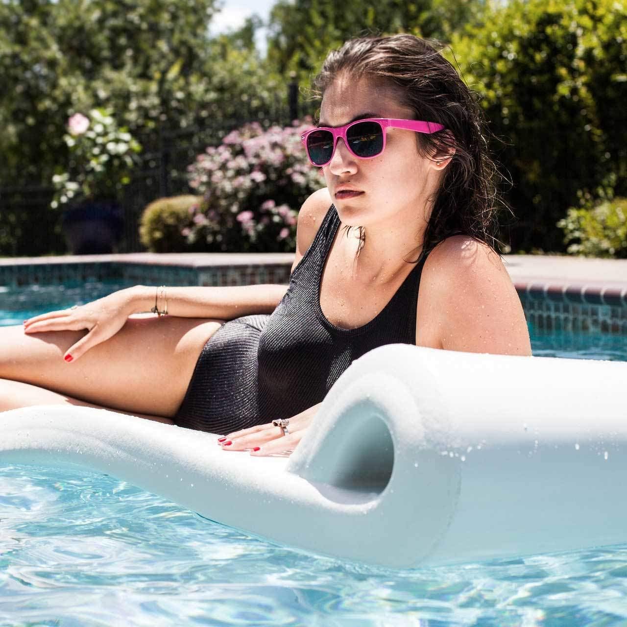 Adult Outdoor Swimming Pool Lounger Raft, 2 Pack