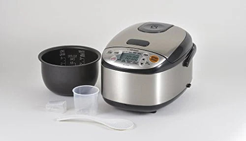 Zojirushi Rice Cooker And Warmer, 3-Cups, Stainless Black