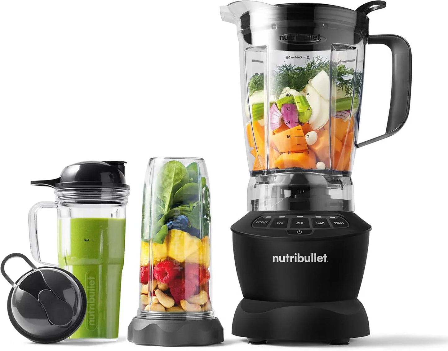 Nutribullet Full-Size Blender Combo 1200W NBF50500- Dark Gray