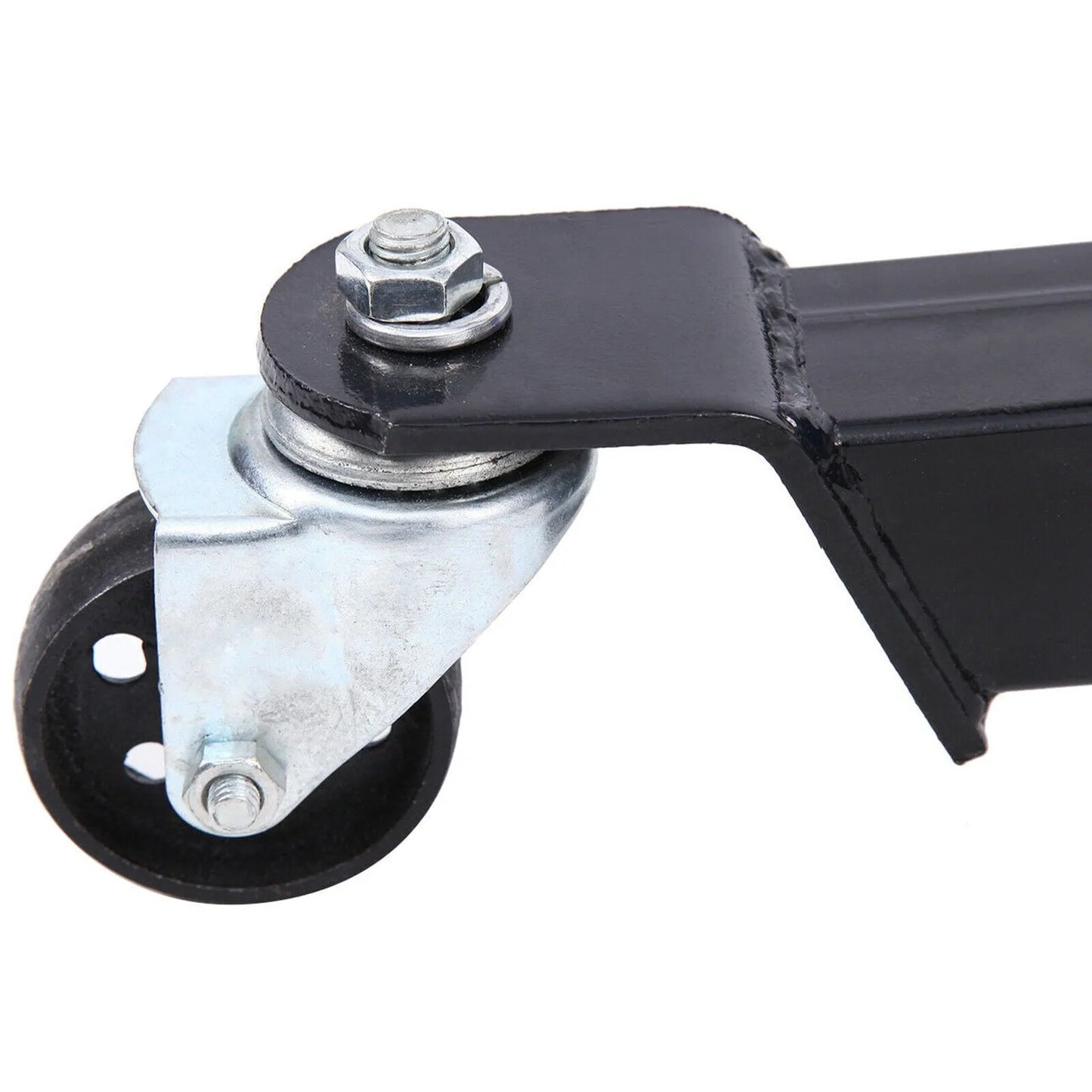 1660 Pounds Hydraulic Car Transmission Jack Vertical Lift With 360 Degree Swivel Wheel Pedal, Blue,33 In.-70 In., 0.75Ton