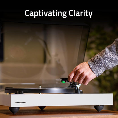 Fluance RT81 Plus Vinyl Turntable, VM95E Cartridge, Walnut