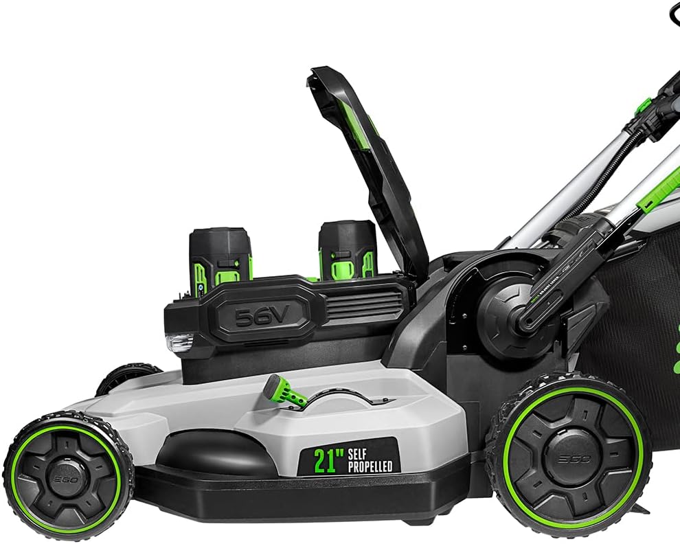 Ego Power Plus LM2102SP-A 21-Inch 56-Volt Lithium-Ion Self-Propelled Cordless Lawn Mower, 2 4.0Ah Battery And Rapid Charger Included