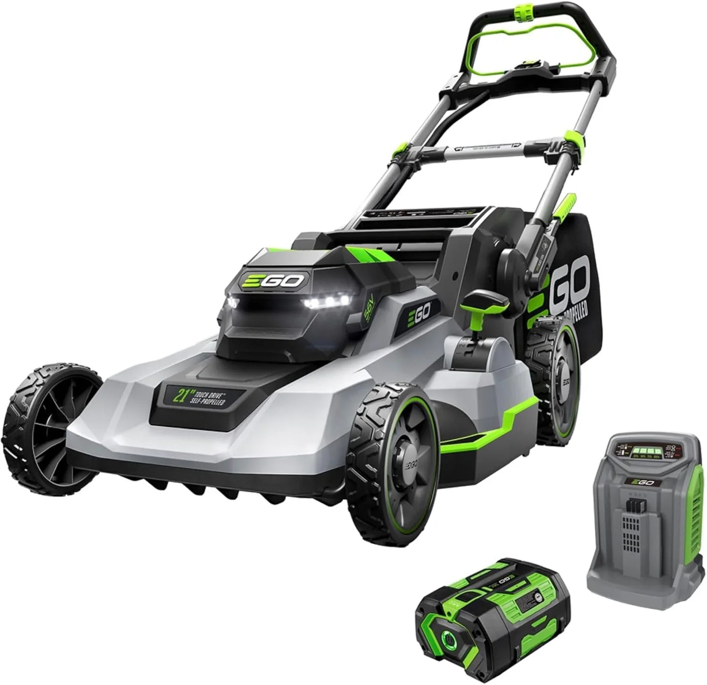 Ego Power Plus Electric Lawn Mower, Self-Propelled Cordless With Select Cut And Touch Drive