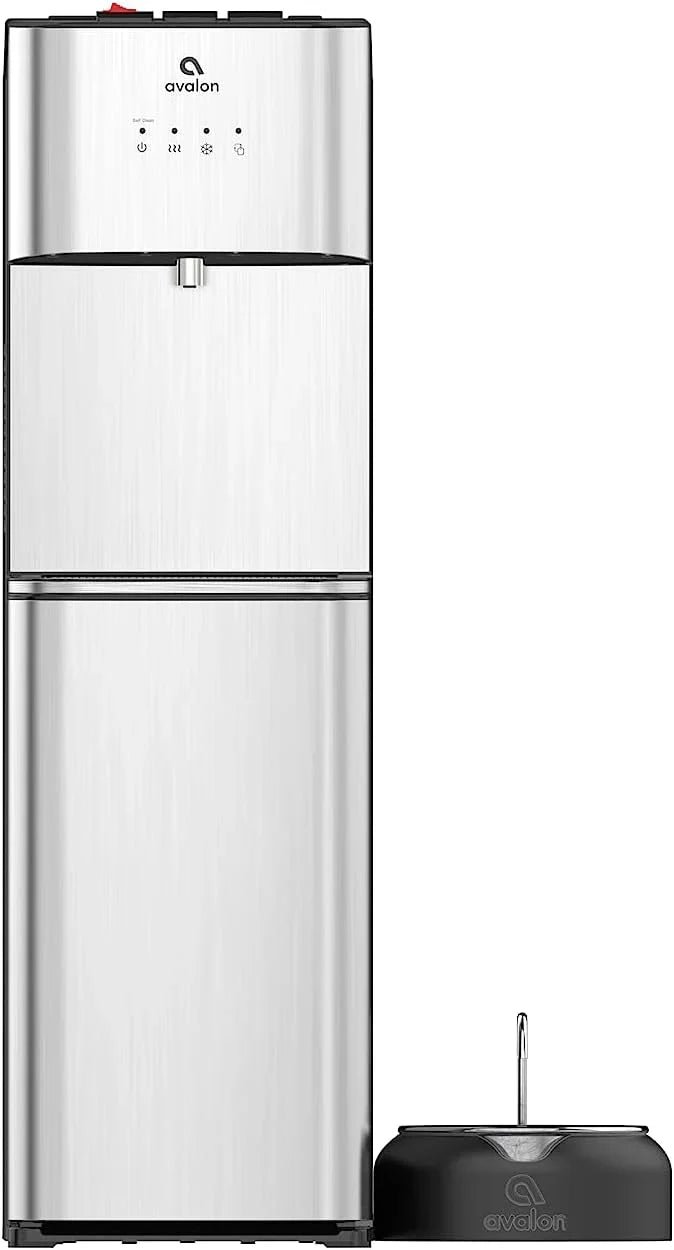 Limited Edition Self Cleaning Water Cooler Water Dispenser- 3 Temperature Settings- Hot, Cold And Room Water, Stainless Steel Construction