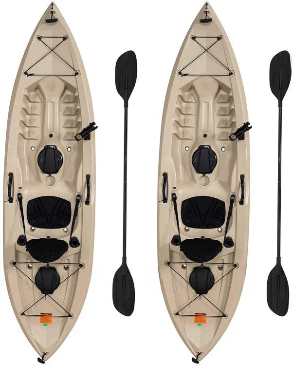 Fishing Kayak 2 Pack, Paddles Included