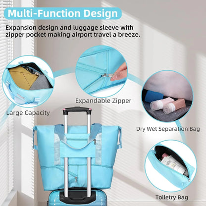 6-piece Luggage Set, Expandable Hardshell Suitcase Set With Spinner Wheels, Lightweight Rolling Luggage Set