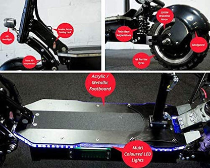 Maxx 60MPH Ultra High Speed Electric Scooter For Adults Foldable, 5000W Power Dual Motor, 60V/38.5Ah Battery, 83 Miles Range, Grade 30 Degree