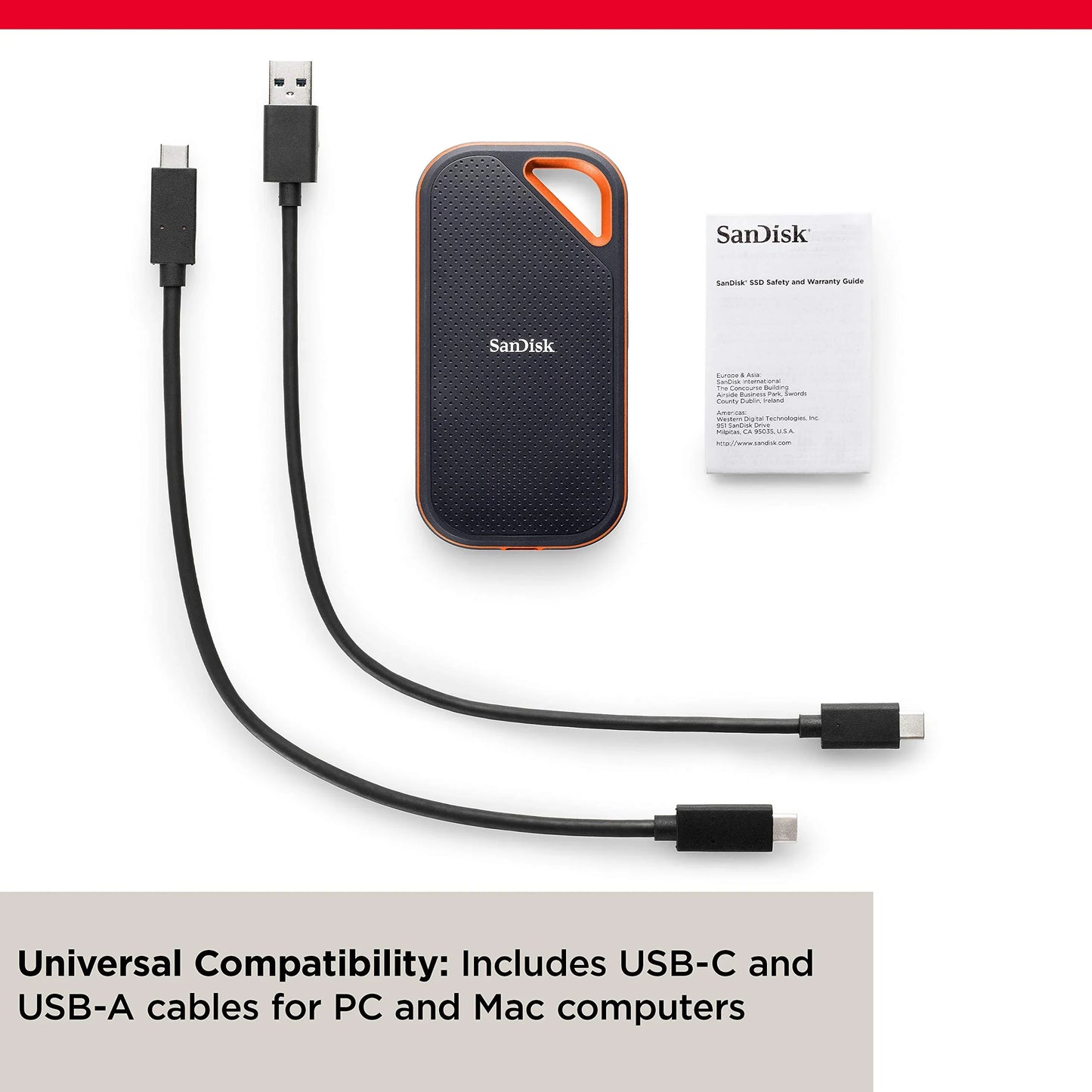 SanDisk 1TB Extreme Pro Portable SSD- Up To 2000MB/s