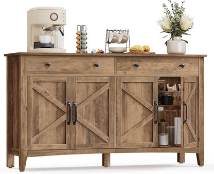 Vasagle Liry Collection- Storage Cabinet, Buffet Cabinet, Sideboard, Credenza