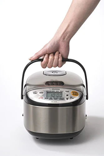 Zojirushi Rice Cooker And Warmer, 3-Cups, Stainless Black