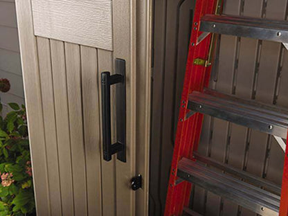 Rubbermaid Outdoor Storage Shed, 52 Cu. Ft., Weather-Resistant, Lockable Doors