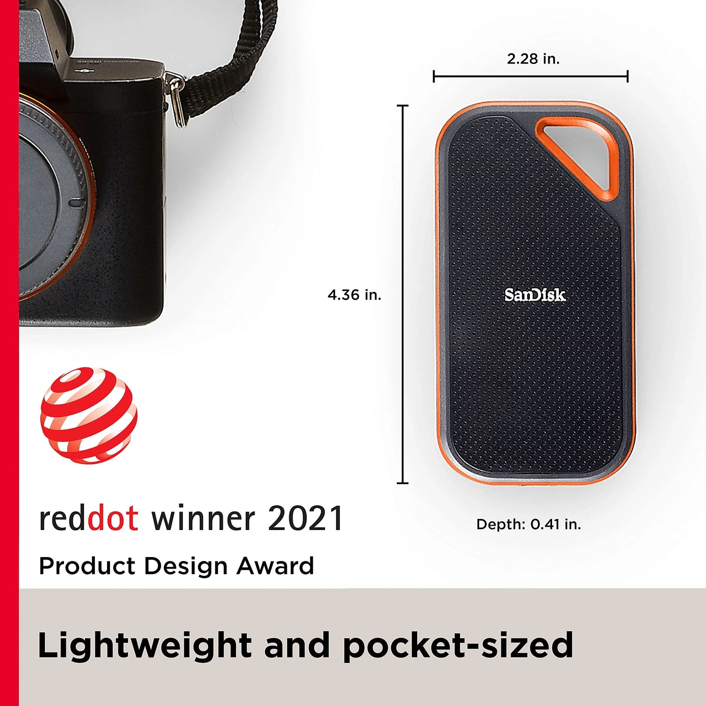 SanDisk 1TB Extreme Pro Portable SSD- Up To 2000MB/s