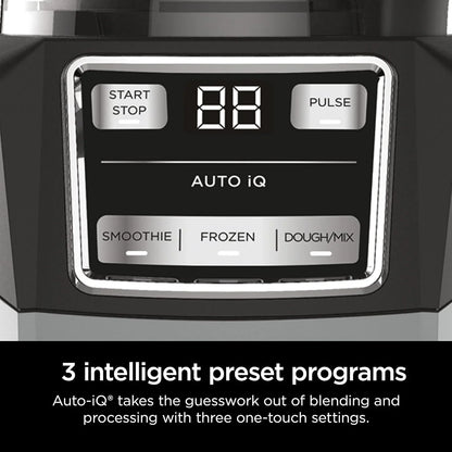 Ninja Blender Compact Kitchen System For Smoothies, Doughs, And Frozen Drinks With Auto-IQ, 72 Oz Blender Jar