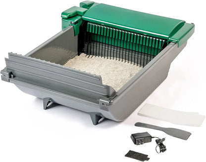 Pet Zone Smart Scoop Automatic Litter Box, Self Cleaning Litter Box, Cat Litter Box With No Expensive Refills