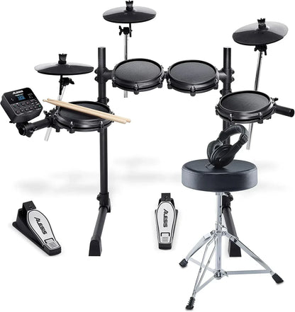 Alesis Turbo Mesh Kit- Electric Drum Set With Over 100 Sounds Mesh Drum Pad