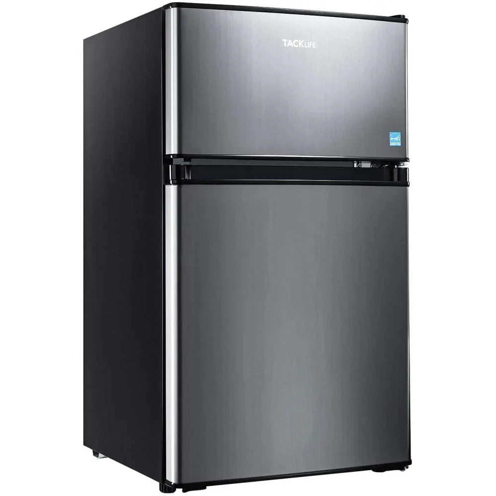 Mini Fridge With Freezer, 3.1 Cu. Ft. Small Refrigerator, Compact Refrigerator With LED Light