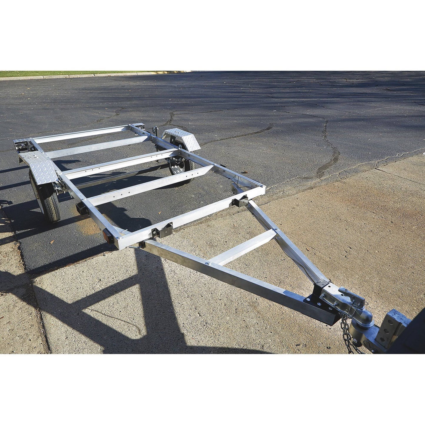 Ultra-Tow 4 Ft. x 8 Ft. Folding Aluminum Utility Trailer Kit-1170Lb. Load Capacity 3806S109