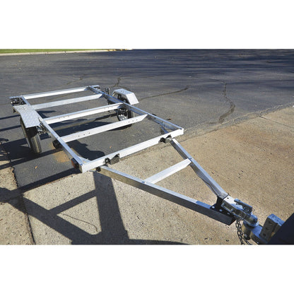 Ultra-Tow 4 Ft. x 8 Ft. Folding Aluminum Utility Trailer Kit-1170Lb. Load Capacity 3806S109