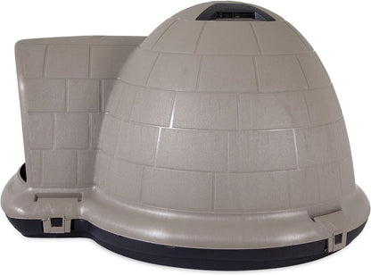 Petmate Indigo Dog House, Igloo Dog House, Made In Usa With 90% Recycled Materials