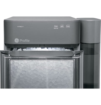GE Profile Opal 2.0, Countertop Nugget Ice Maker, Ice Machine With WiFi Connectivity, Smart Home Kitchen Essentials, Black Stainless