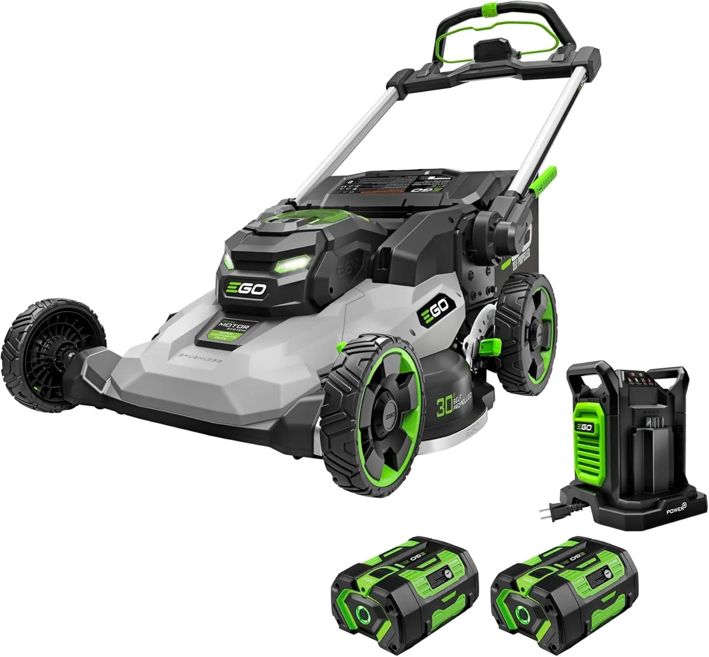 Ego Power Plus Electric Lawn Mower, Self-Propelled Cordless With Select Cut And Touch Drive