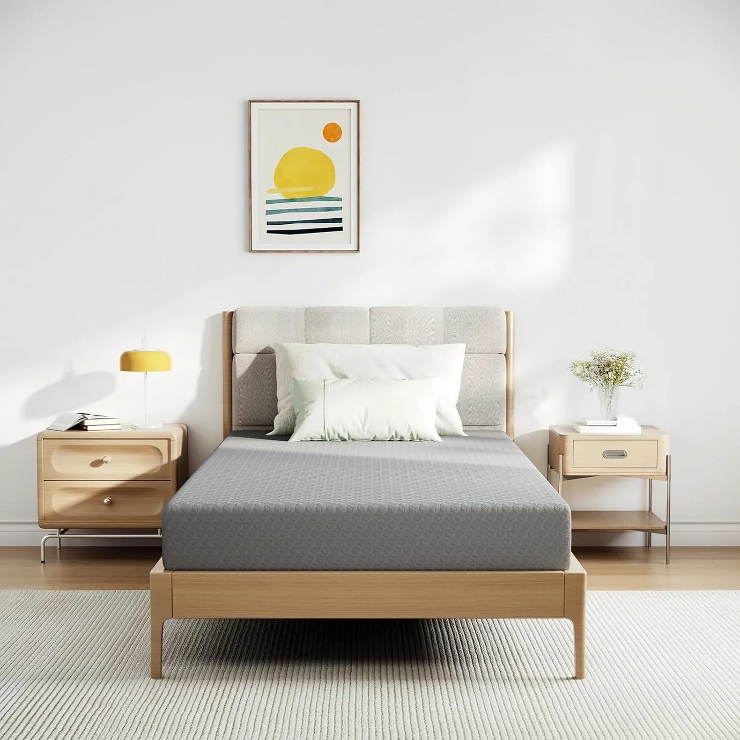 Novilla Twin Size Mattress, 10 In. Memory Foam Mattress Twin For Balanced Support And Pressure Relief, Cooling Comfort For Nightlong Refreshment