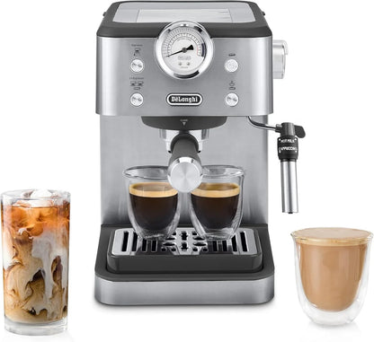 De'Longhi Classic Espresso Machine With Milk Frother, 15-Bar Pump And Temperature Control