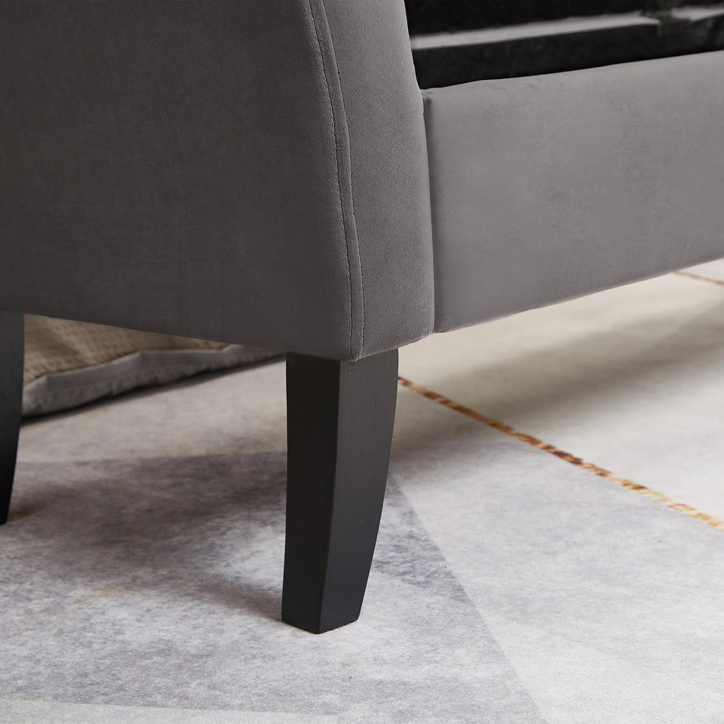 Furniliving Modern Storage Ottoman Bench