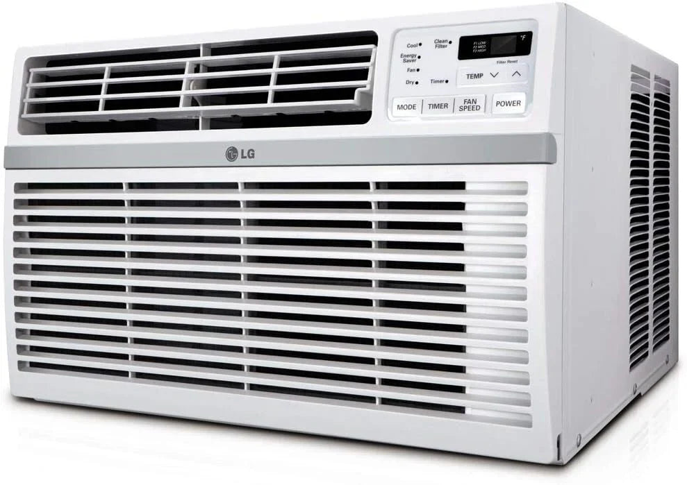 LG 6,000 BTU Window Air Conditioner, 115V, Cools 250 Sq. Ft. For Bedroom, Den
