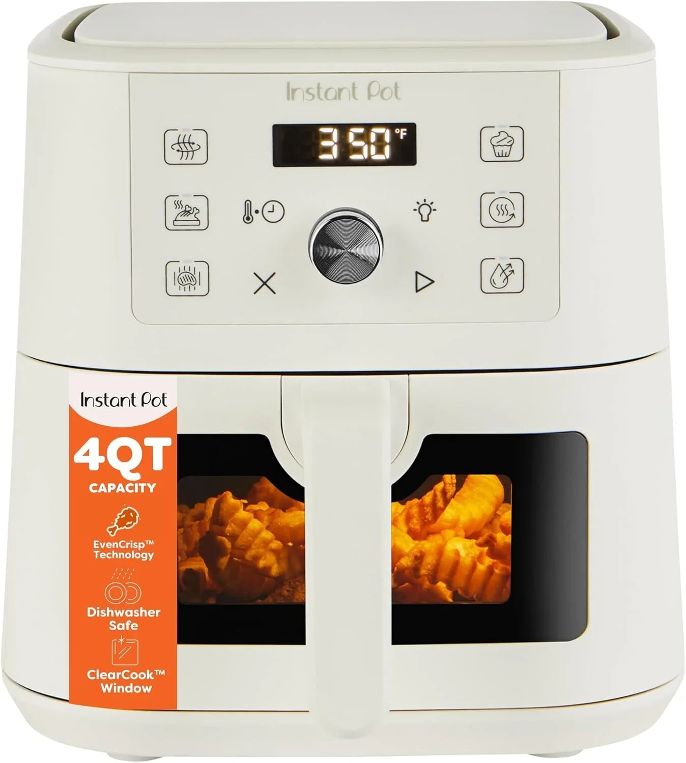 Instant Pot 10QT Air Fryer, 7-in-1 Functions With EvenCrisp Technology That Crisps, Broils