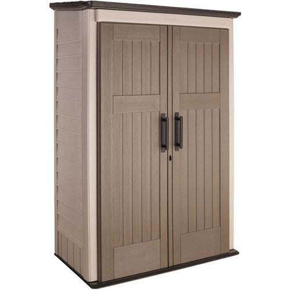 Rubbermaid Outdoor Storage Shed, 52 Cu. Ft., Weather-Resistant, Lockable Doors