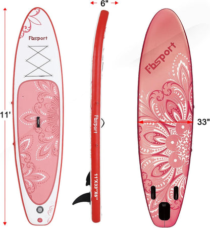 Premium Stand Up Paddle Board Yoga Board With Sup Accessories And Carry Bag