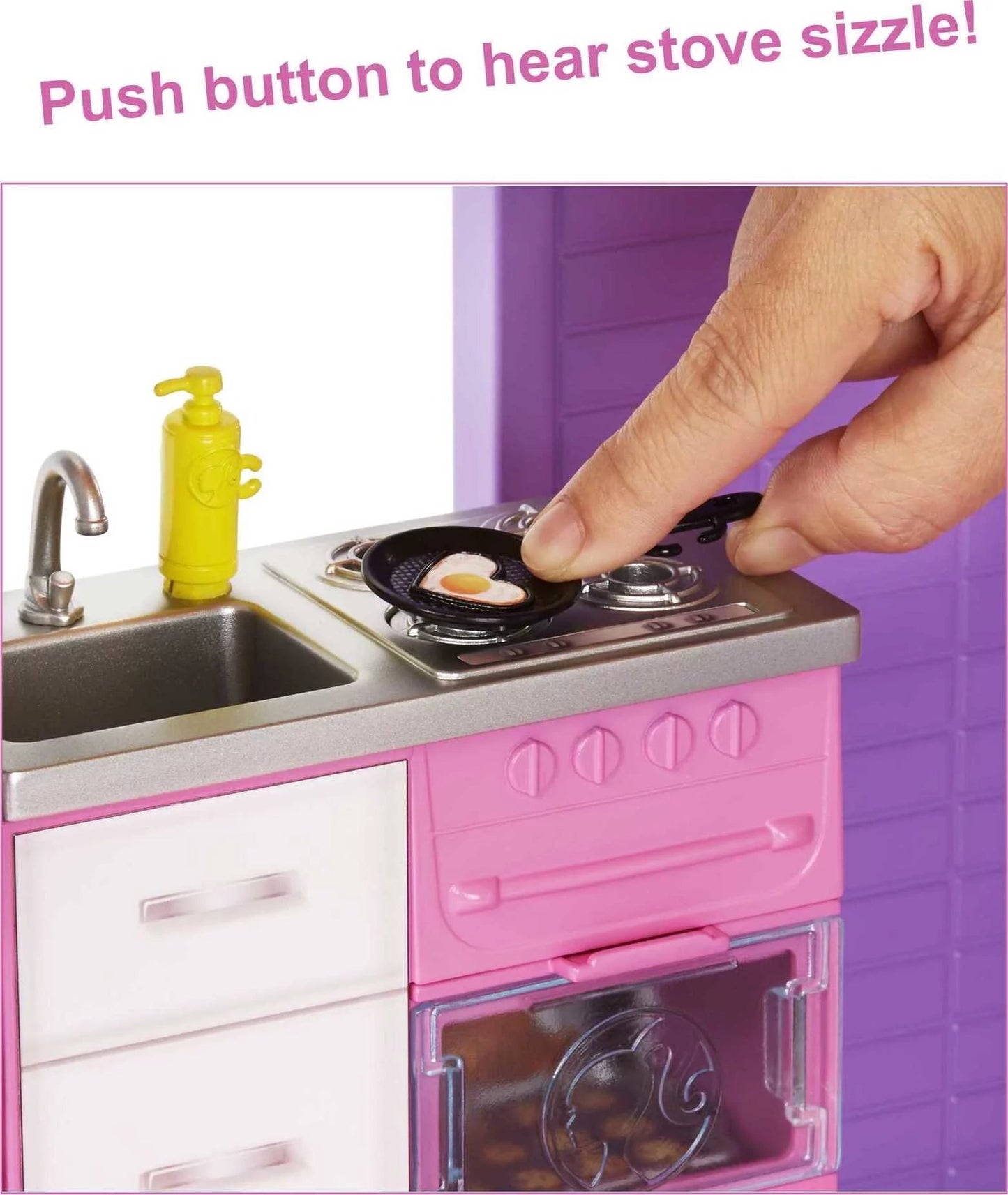 Barbie DreamHouse Dollhouse With 70 Plus Accessories Working Elevator Lights And Sounds