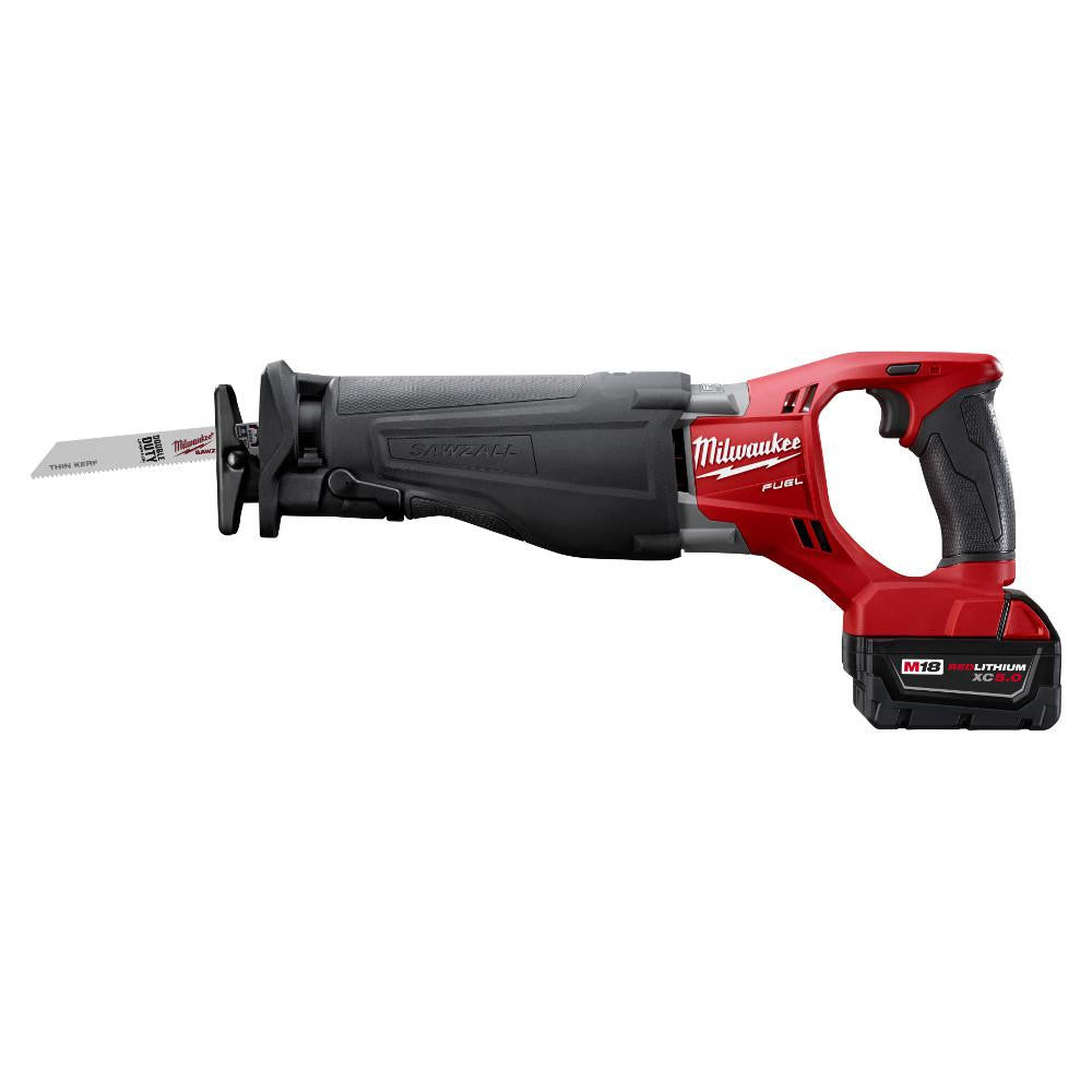 Milwaukee M18 Fuel 18-Volt Lithium-Ion Brushless Cordless Combo Kit, 10-Tool With 2 5.0 Ah Batteries, 1 Charger, 2 Tool Bags