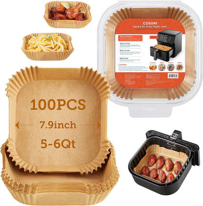 Cosori Air Fryer 9-in-1 Compact And Large 6-Qt. Fast Turbo Modes Precise Heat For Even Results