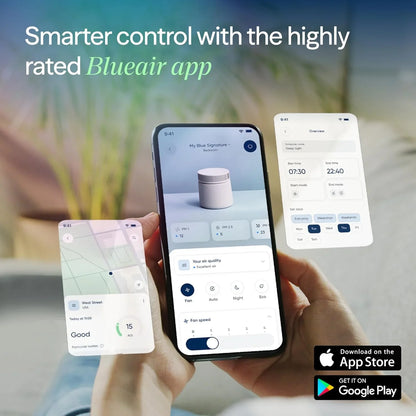 Blueair Air Purifier For Large Rooms And Home- Odor Eliminating Cleans Up To 3385 Ft虏, HEPASilent, Smart WiFi, Auto Mode, Doubles As Table