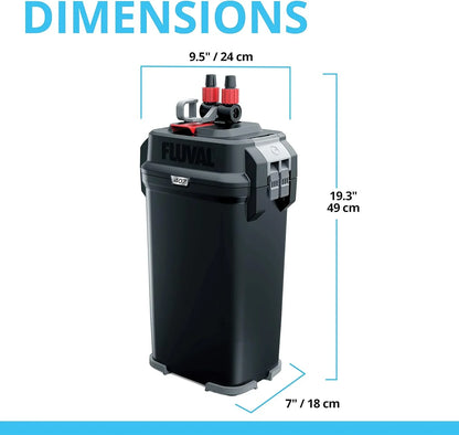 407 Perfomance Canister Filter- For Aquariums Up To 100 Gallons- Aquarium Canister Filter