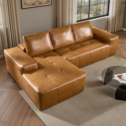 Ovios 104 In. Cloud Sectional Couch With L-Shape Chaise, Modern Modular Sofa With Deep Seat, Upholstered Couches For Living Room Bedroom