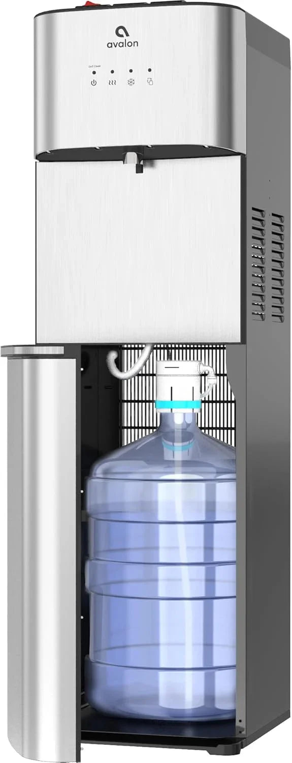 Limited Edition Self Cleaning Water Cooler Water Dispenser- 3 Temperature Settings- Hot, Cold And Room Water, Stainless Steel Construction