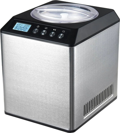 Upright Automatic Ice Cream Maker With Built-In Compressor