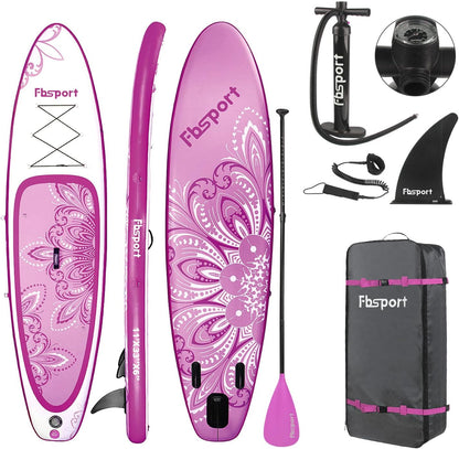 Premium Stand Up Paddle Board Yoga Board With Sup Accessories And Carry Bag
